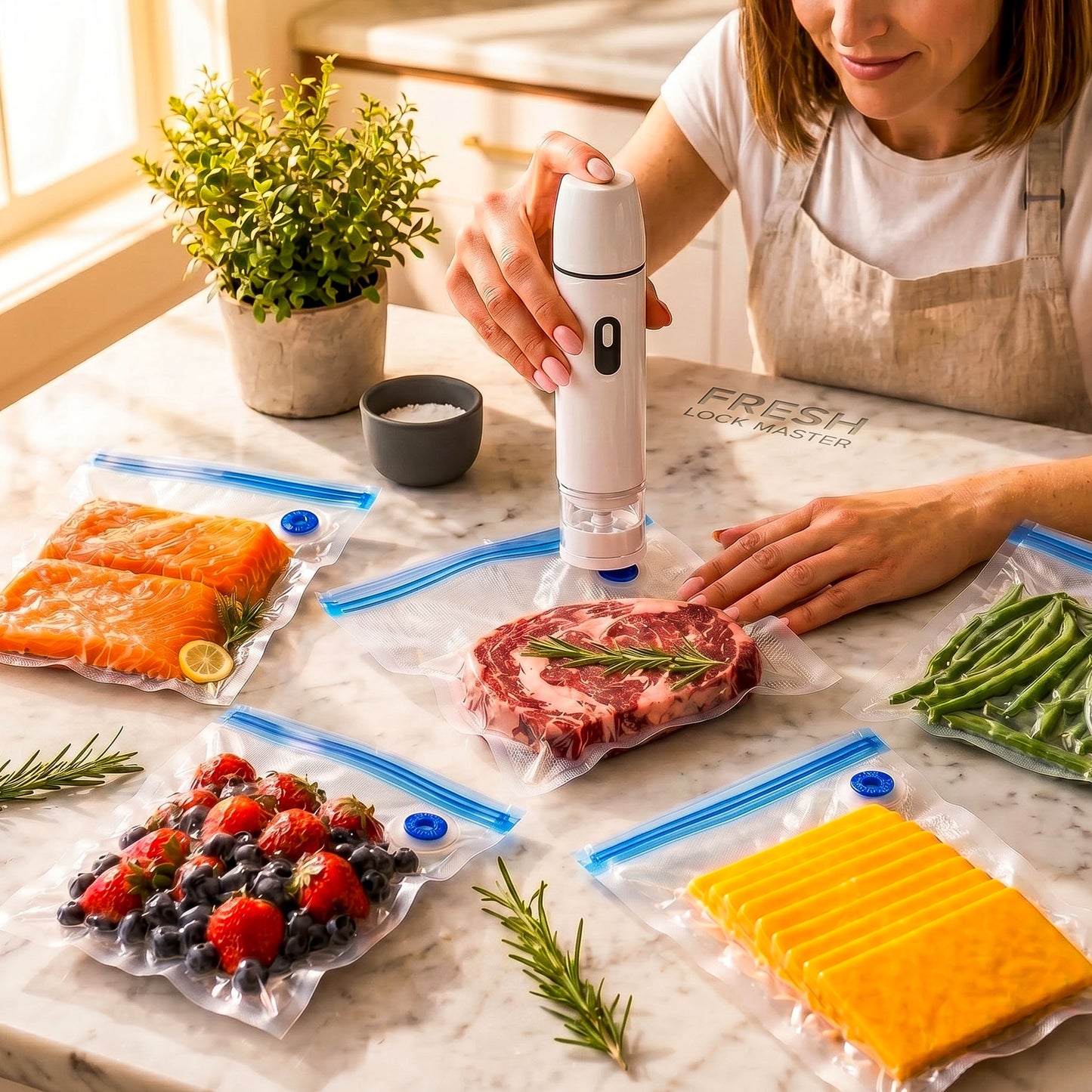WellPreserve Cordless Vacuum Sealer Kit