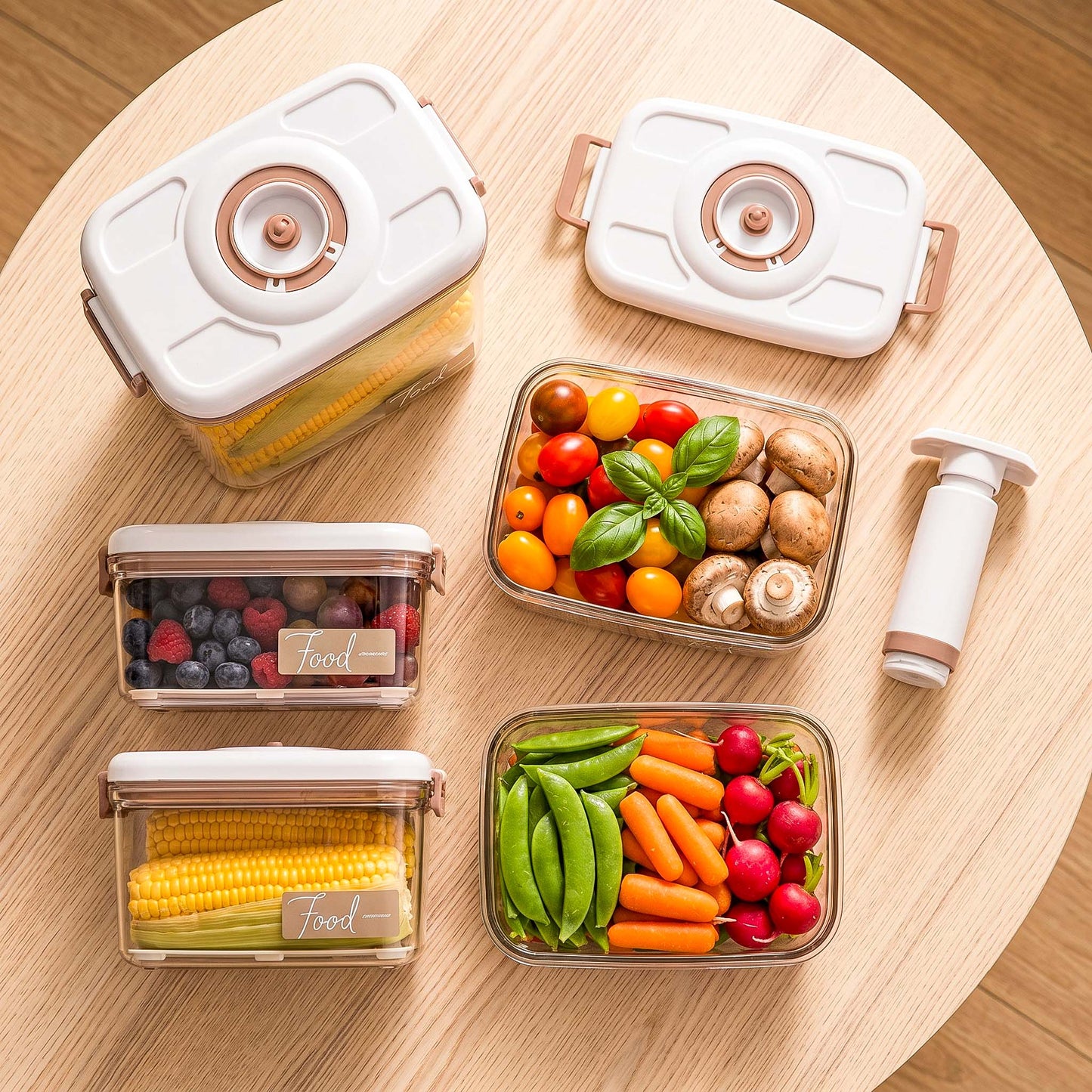 VacuSeal Vacuum Storage Containers