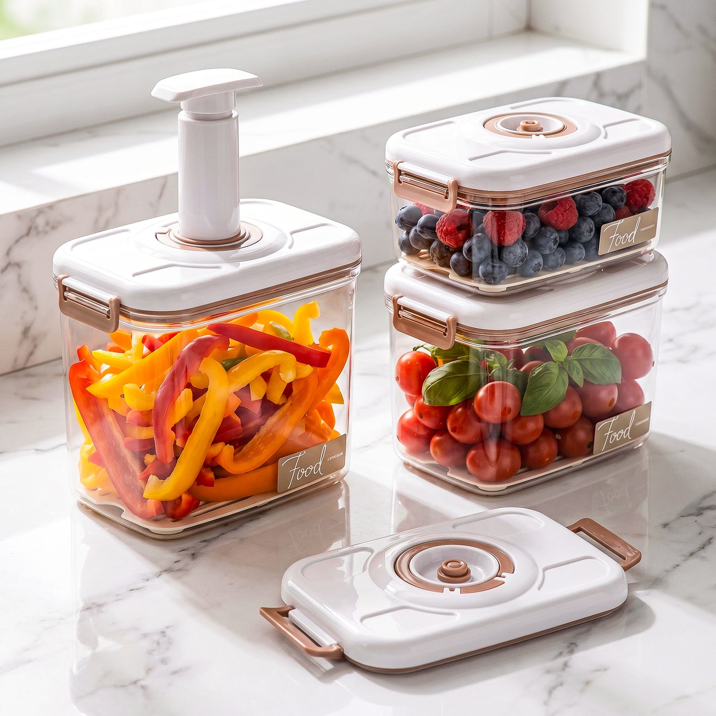 VacuSeal Vacuum Storage Containers