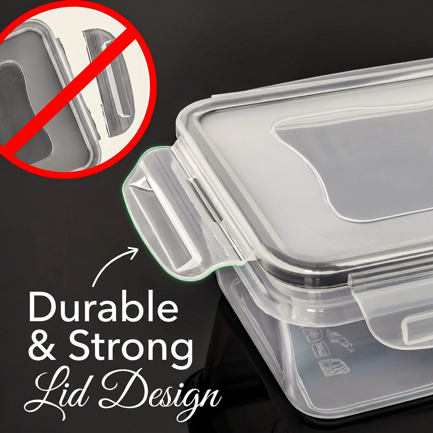 StackWell Airtight Food Containers - Set of 4